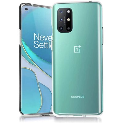 Gennemsigtig TPU-cover til OnePlus 8T - Stødabsorberende, Tynd Gennemsigtig TPU-cover til OnePlus 8T - Stødabsorberende, Tynd