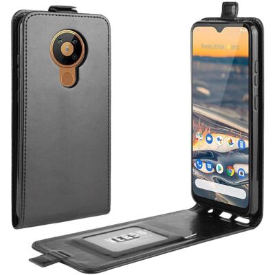 Læder Flip Cover til Nokia 5.3 - Beskyttelse & Kortlomme Læder Flip Cover til Nokia 5.3 - Beskyttelse & Kortlomme