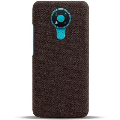 Nokia 3.4 Stoffdeksel - Brun Nokia 3.4 Stoffdeksel - Brun
