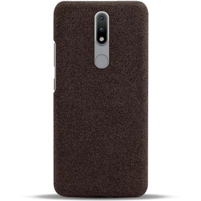 Nokia 2.4 - Stoffdeksel - Brun Nokia 2.4 - Stoffdeksel - Brun