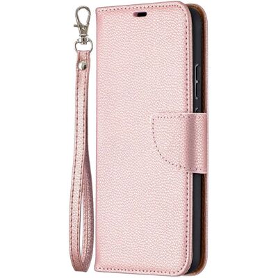 Nokia 3.4 Læder Flip Cover - Rose Gold - Mobilcover Nokia 3.4 Læder Flip Cover - Rose Gold - Mobilcover