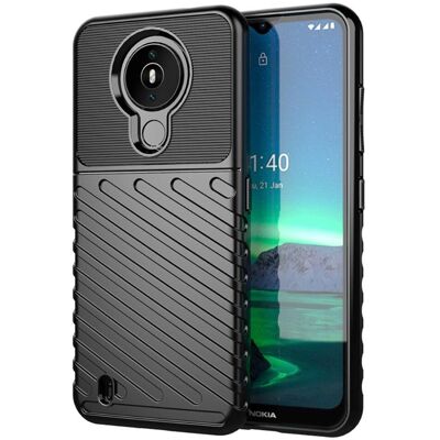 Nokia 1.4 Sorte Schockabsorberende Fleksibel Telefoncover Nokia 1.4 Sorte Schockabsorberende Fleksibel Telefoncover