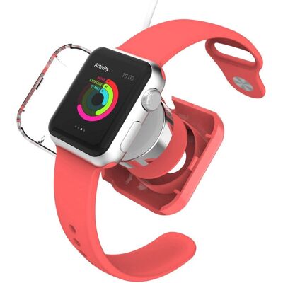 Rødt Beskyttelsesdeksel for Apple Watch - Tilbehør til Smartwatch Rødt Beskyttelsesdeksel for Apple Watch - Tilbehør til Smartwatch