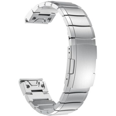 Mobildcovers.dk Garmin 22mm rustfrit stål urrem - Sølv Mobildcovers.dk Garmin 22mm rustfrit stål urrem - Sølv
