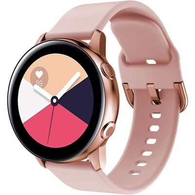 INCOVER Silikone Armbånd 20mm Rosa - Smartwatch Tilbehør INCOVER Silikone Armbånd 20mm Rosa - Smartwatch Tilbehør