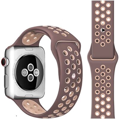 Apple Watch Puce Sport Silikonerem - Smartwatch Tilbehør Apple Watch Puce Sport Silikonerem - Smartwatch Tilbehør