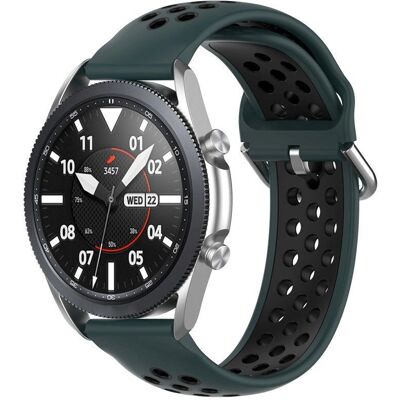 INCOVER Silikon Smartwatch Armbånd - Mørkegrønn - 22mm INCOVER Silikon Smartwatch Armbånd - Mørkegrønn - 22mm