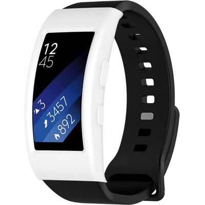 Siliconecover til Samsung Gear Fit2 Pro - Smartwatch - Hvid - Beskyttelse og opladning Siliconecover til Samsung Gear Fit2 Pro - Smartwatch - Hvid - Beskyttelse og opladning