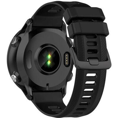 Garmin 22mm Silikone Urrem - Sort Garmin 22mm Silikone Urrem - Sort