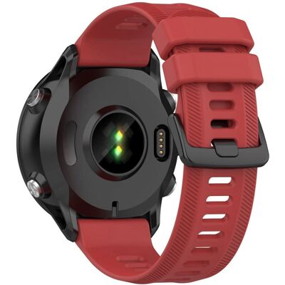 Garmin 22mm Silikone Urrem - Rød - Urrem Garmin 22mm Silikone Urrem - Rød - Urrem