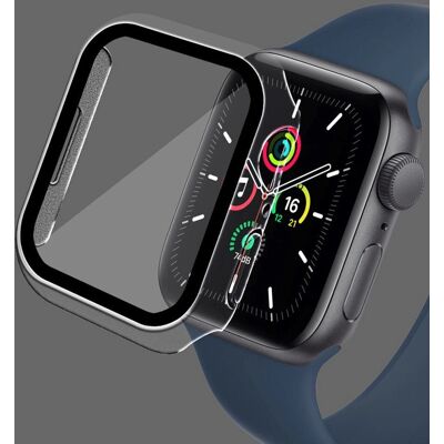 ENKAY Cover og Hærdet Glas til Apple Watch 9/8/7 (41mm) - Gennemsigtig ENKAY Cover og Hærdet Glas til Apple Watch 9/8/7 (41mm) - Gennemsigtig