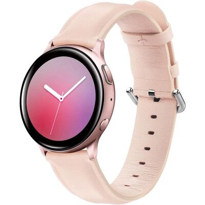 MOBILCOVERS.DK Universel Læderrem til Smartwatch (20mm) - Fersken MOBILCOVERS.DK Universel Læderrem til Smartwatch (20mm) - Fersken