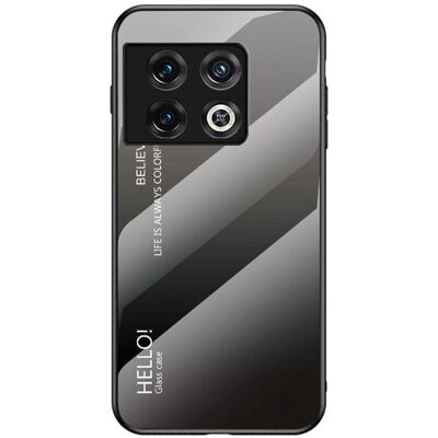 Hello OnePlus 11 Cover - Glasbagside - Tynd Beskyttelse Hello OnePlus 11 Cover - Glasbagside - Tynd Beskyttelse