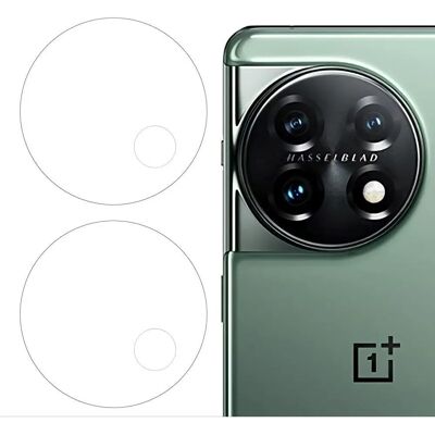 OnePlus 11 Gjennomsiktig Kamerabeskytter - 2 stk OnePlus 11 Gjennomsiktig Kamerabeskytter - 2 stk