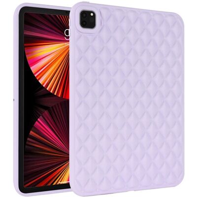 Incover TPU cover med rombemønster til iPad Pro 11" - Lilla Incover TPU cover med rombemønster til iPad Pro 11" - Lilla