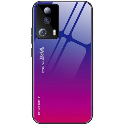 Xiaomi 13 Lite Lilla Pink Stødabsorberende Glas Cover Xiaomi 13 Lite Lilla Pink Stødabsorberende Glas Cover