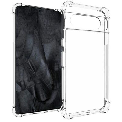 Google Pixel 8 Pro Gennemsigtig Stødabsorberende Cover Google Pixel 8 Pro Gennemsigtig Stødabsorberende Cover