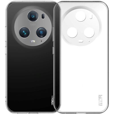 Honor Magic5 Pro Fleksibelt Plastik Gennemsigtig Cover - Mobilcover Honor Magic5 Pro Fleksibelt Plastik Gennemsigtig Cover - Mobilcover