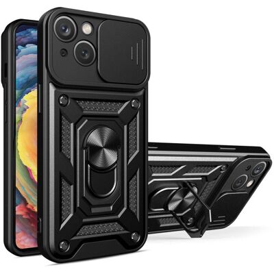 INCOVER iPhone 15 Håndværker Cover - Magnetisk kickstand & Cam Slider INCOVER iPhone 15 Håndværker Cover - Magnetisk kickstand & Cam Slider
