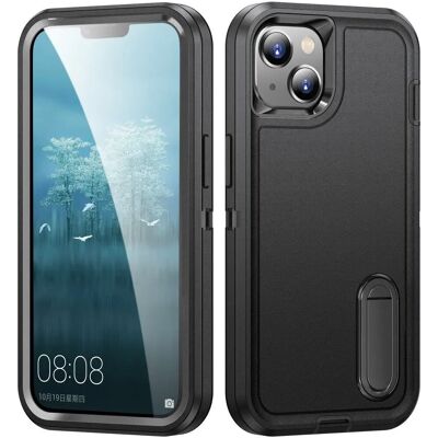 INCOVER iPhone 15 Hybrid Håndværker Cover - Sort INCOVER iPhone 15 Hybrid Håndværker Cover - Sort