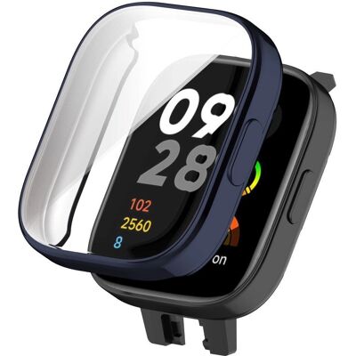 Fleksibelt plastcover Xiaomi Redmi Watch 3 - Blå - Smartwatch Cover Fleksibelt plastcover Xiaomi Redmi Watch 3 - Blå - Smartwatch Cover