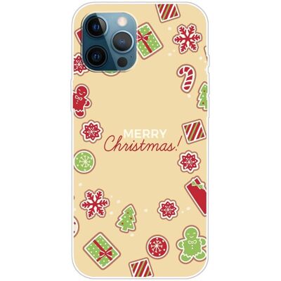 Juleflexibel plastikcover til iPhone 15 Pro Juleflexibel plastikcover til iPhone 15 Pro