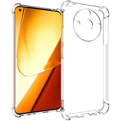 Gennemsigtigt fleksibelt TPU-telefoncover til Realme 11 5G - Stødabsorberende beskyttelse Gennemsigtigt fleksibelt TPU-telefoncover til Realme 11 5G - Stødabsorberende beskyttelse