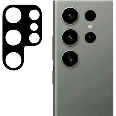 Samsung Galaxy S24 Ultra Kameralinse Beskyttelsesglas - Sort Samsung Galaxy S24 Ultra Kameralinse Beskyttelsesglas - Sort