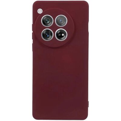 Fleksibelt plastdeksel for OnePlus 12 - Vinrød - Deksel Fleksibelt plastdeksel for OnePlus 12 - Vinrød - Deksel