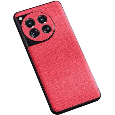 OnePlus 12 Rød Holdbar Tekstiltelefondeksel OnePlus 12 Rød Holdbar Tekstiltelefondeksel