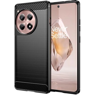 OnePlus 12R børstet karbon telefondeksel - Telefon OnePlus 12R børstet karbon telefondeksel - Telefon