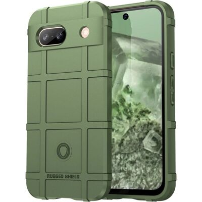 Google Pixel 8a Rugged Shield Serie - Grøn Smartphone Cover Google Pixel 8a Rugged Shield Serie - Grøn Smartphone Cover