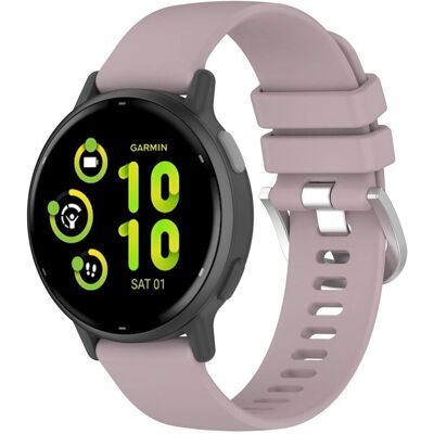 Silicone rem til Garmin Vivoactive 5 - Lilla Silicone rem til Garmin Vivoactive 5 - Lilla
