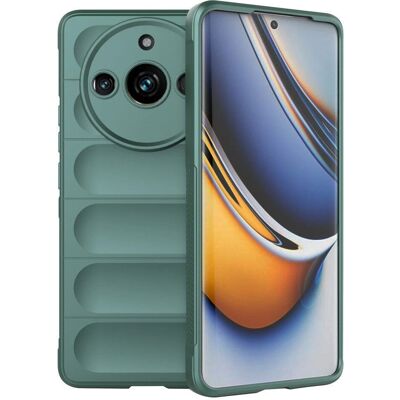 EIDERWOOD Realme 11 Pro+ 5G / 11 Pro 5G Fleksibelt Plastik Cover - Grøn EIDERWOOD Realme 11 Pro+ 5G / 11 Pro 5G Fleksibelt Plastik Cover - Grøn