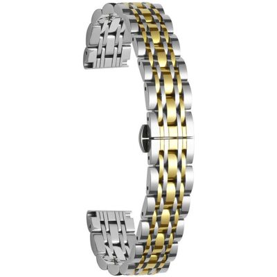 INCOVER Rustfrit Stål 14mm Smartwatch Rem - Elegant Mønster INCOVER Rustfrit Stål 14mm Smartwatch Rem - Elegant Mønster