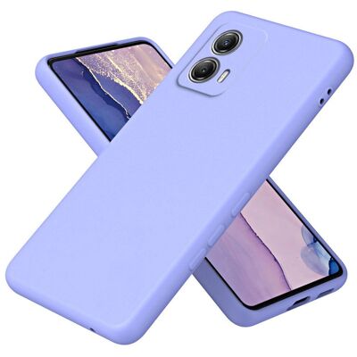 EIDERWOOD Motorola Moto G53 Flytende Silikondeksel - Lilla EIDERWOOD Motorola Moto G53 Flytende Silikondeksel - Lilla