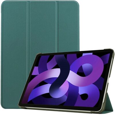 EIDERWOOD iPad Air 11" Litchi Tri-Fold Læder Cover - Grøn EIDERWOOD iPad Air 11" Litchi Tri-Fold Læder Cover - Grøn