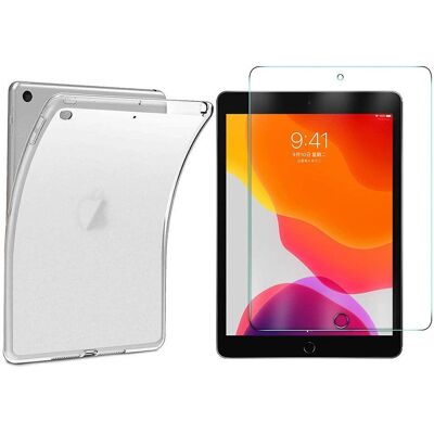 INCOVER iPad 10.2" - Gennemsigtig fleksibel TPU-cover med skærmbeskyttelse INCOVER iPad 10.2" - Gennemsigtig fleksibel TPU-cover med skærmbeskyttelse