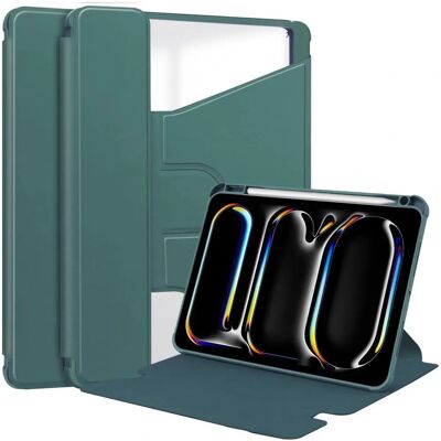 EIDERWOOD iPad Pro 11" (2024) Hybrid Flip Cover - Beskyttelse & Roterende Ståfunktion EIDERWOOD iPad Pro 11" (2024) Hybrid Flip Cover - Beskyttelse & Roterende Ståfunktion