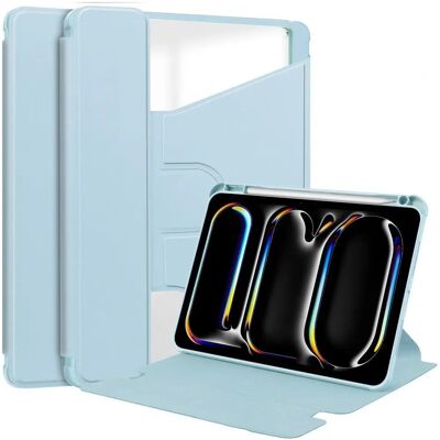 EIDERWOOD hybrid flipdeksel for iPad Pro 11" (2024) - Gjennomsiktig / Lys blå EIDERWOOD hybrid flipdeksel for iPad Pro 11" (2024) - Gjennomsiktig / Lys blå