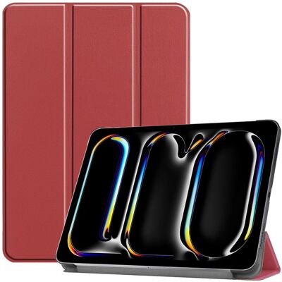 EIDERWOOD iPad Pro 11" 2024 Tri-Fold Læder Cover - Rød EIDERWOOD iPad Pro 11" 2024 Tri-Fold Læder Cover - Rød