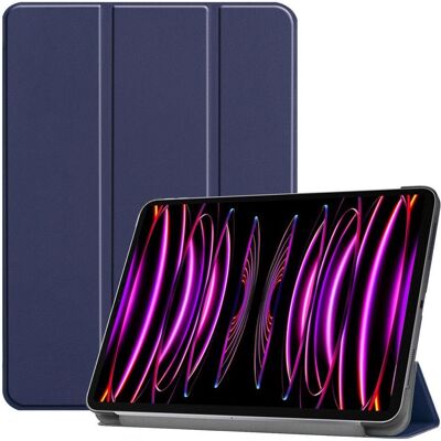 EIDERWOOD læder tri-fold cover til iPad Air 13" - Blå EIDERWOOD læder tri-fold cover til iPad Air 13" - Blå