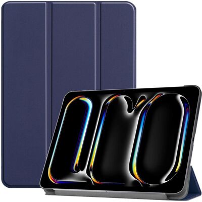 EIDERWOOD iPad Pro 13" (2024) Tri-Fold lærdeksel - Blå EIDERWOOD iPad Pro 13" (2024) Tri-Fold lærdeksel - Blå
