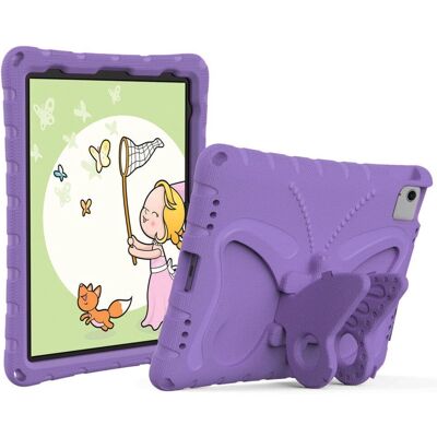EIDERWOOD Dansk barnevennlig iPad Air 11" deksel med sommerfuglstøtte - Lilla EIDERWOOD Dansk barnevennlig iPad Air 11" deksel med sommerfuglstøtte - Lilla
