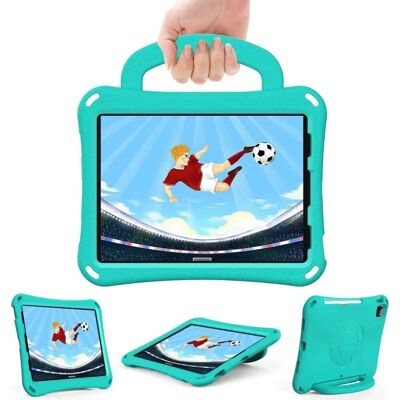 EIDERWOOD Børnecover til iPad med stativ og håndtag - Mintgrøn - Til iPad Air 10.9" (2022 / 2020) / Pro 11" (2018-2024) - Holdbart & Fleksibelt EIDERWOOD Børnecover til iPad med stativ og håndtag - Mintgrøn - Til iPad Air 10.9" (2022 / 2020) / Pro 11" (2018-2024) - Holdbart & Fleksibelt