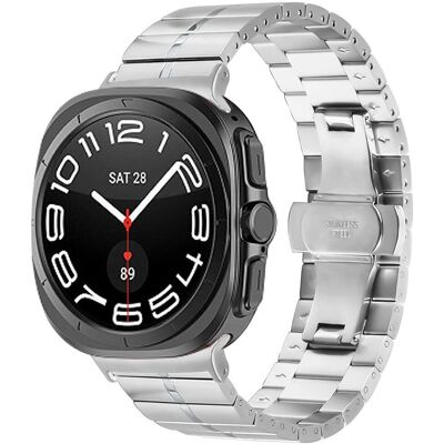 Rustfrit stål urrem til Samsung Galaxy Watch Ultra (47mm) - Tilbehør Rustfrit stål urrem til Samsung Galaxy Watch Ultra (47mm) - Tilbehør