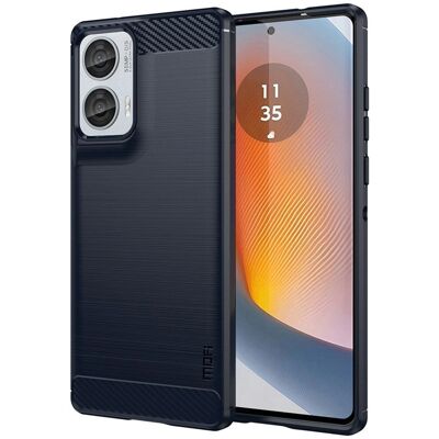 Motorola Moto G85 (5G) / S50 Neo (5G) børstet kulfibercover Motorola Moto G85 (5G) / S50 Neo (5G) børstet kulfibercover