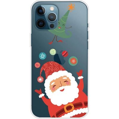 EIDERWOOD iPhone 16 Pro Fleksibelt Plast Jule Bakside - Julemanden EIDERWOOD iPhone 16 Pro Fleksibelt Plast Jule Bakside - Julemanden