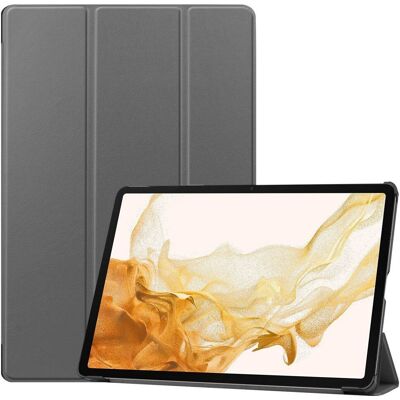 EIDERWOOD Vegansk Lædercover til Samsung Galaxy Tab S10 Plus - Ståfunktion - Grå EIDERWOOD Vegansk Lædercover til Samsung Galaxy Tab S10 Plus - Ståfunktion - Grå