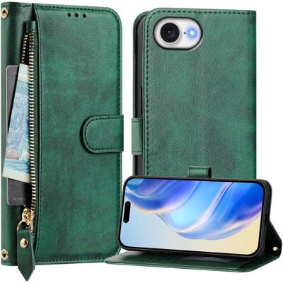 EIDERWOOD iPhone 16e Læder flipcover med kortholder EIDERWOOD iPhone 16e Læder flipcover med kortholder